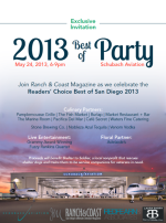 2013 Best of Party: Join Ranch & Coast Magazine at Schubach Aviation's Hangar to celebrate the Readers Choice Best of 2013! Proceeds will benefit Shelter to Soldier™